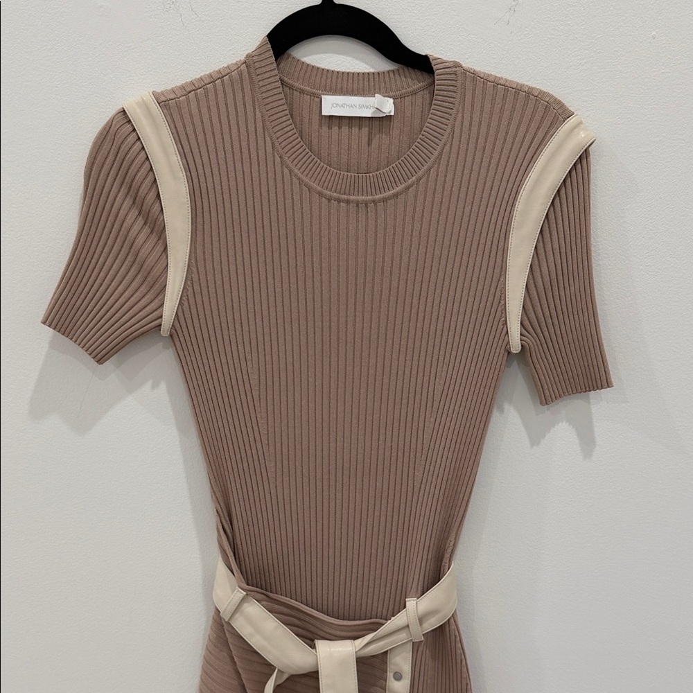 Jonathan Simkhai Ribbed Dress - Picture 2 of 10